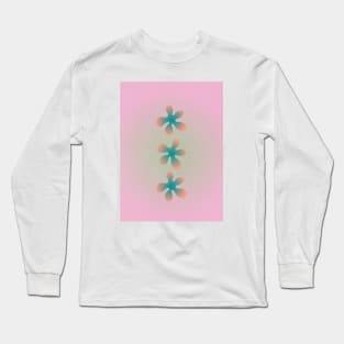 Pink Botanical Gradient Long Sleeve T-Shirt